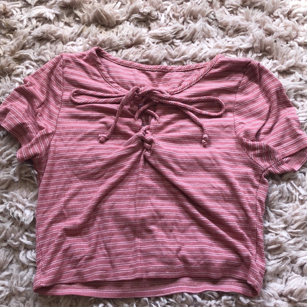 Pink crop top